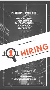 Grey Corporate Hiring Instagram Story Ad Template Postermywall