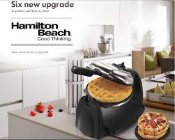 Hamilton beach® products are thoughtfully designed to make your life easier— from preparing delicious meals effortlessly to making your clothes look their best. Jual Hamilton Beach Waffle Maker Mesin Wafel Silver Online Maret 2021 Blibli