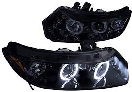 Dual Led Halo Projector Headlight In
