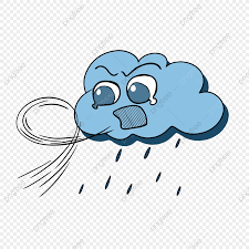 rainy weather clipart vector cartoon