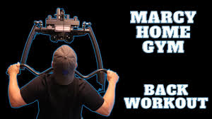 marcy home gym back workout you