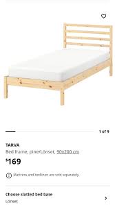 Ikea Tarva Bed Frame With Lonset