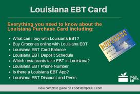 Order delivery or pickup from more than 300 retailers and grocers. Louisiana Ebt Card 2021 Guide Food Stamps Ebt