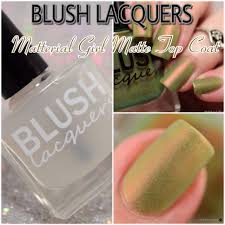 blush lacquers matterial matte top