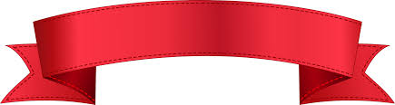 red ribbon clipart banner png
