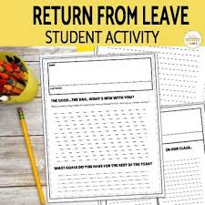 return from maternity leave student