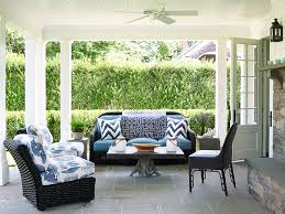 Black Wicker Patio Furniture With Blue