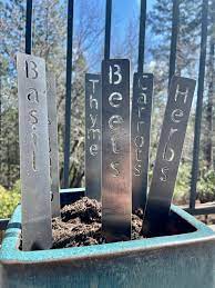 Rustic Plant Markers Garden Plant