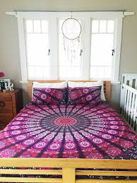 Indian Queen Size Bed Sheet Mandala