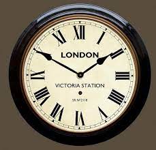 retro wall clocks victoria station