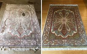 persian area rug color restoration