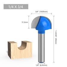 glfill round bottom router bits 6 35mm