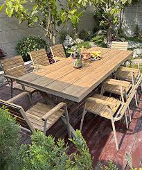 Plastic Wooden Patio Table And Chairs