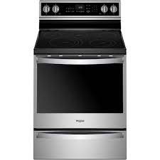 Whirlpool Electric Convection Range Freestanding 6 4 Cu Ft Stainless Steel Wfe975h0hz
