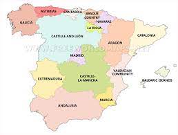 The perfect free resource to help you plan your holiday to spain. Spain Political Map