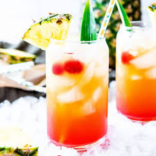 Rum is a sweet liquor that mixes well in a variety of cocktails. Pineapple Rum Punch Real Housemoms