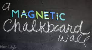 A Magnetic Chalkboard Wall