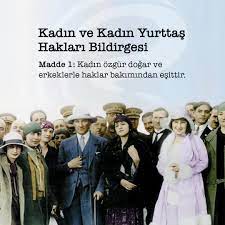 Eczacıbaşı Topluluğu - Dünya Kadın Hakları Günü kutlu olsun! 5 Aralık 1934  yılında Ulu Önder Mustafa Kemal Atatürk öncülüğünde Türk kadınlarına seçme  ve seçilme hakkı verildi. O tarihten beri Dünya Kadın Hakları