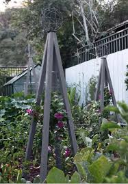 Gorgeous Garden Obelisk Trellis Ideas