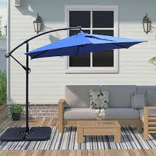 Outdoor Patio Umbrella In Navy 300319 N