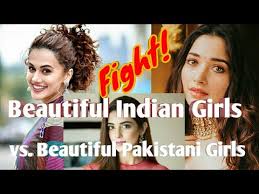 Indian Girls vs Pakistani Girls|India vs Pakistan|भारत vs पाकिस्तान |Desi  Girls | Beautiful Indian - YouTube