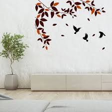 Living Room Branch Brown Wall Sticker