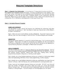 Resume Objective Examples For Any Job Write A Throughout Example Good Resume  Template Resume Objectives For