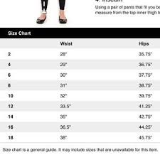 Gloria Vanderbilt Pants Size Chart Bedowntowndaytona Com