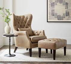 chlain roll arm tufted wingback