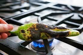 how to roast green chiles