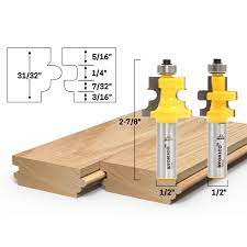 and groove flooring router bit set