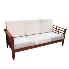 modern wooden 3 seater sofa features