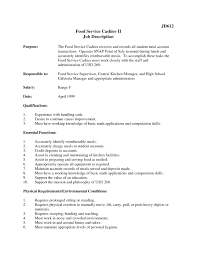 Resume For Cashier Duties   Create professional resumes online for    