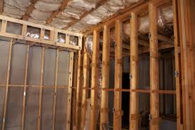 frame around the duct work in basements