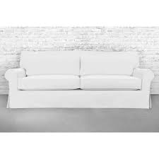 Great bay home form fit, slip resistant strapless fabric slipcovers. Stain Resistant 5 Piece White Sandy Sofa Slipcover Overstock 16817609
