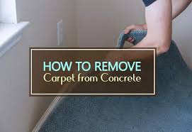 remove carpet from concrete step