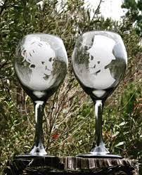 Black Skeleton Wine Glasses Wedding