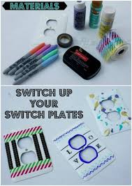 30 Fantastic And Fun Ways To Decorate Your Switch Plate Covers Diy Crafts