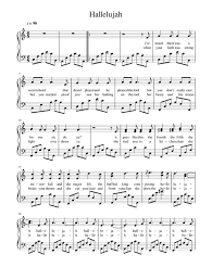 Hallelujah chorus for organ, two violins and satb. Hallelujah Sheet Music For Piano Download Free In Pdf Or Midi Hallelujah Sheet Music Piano Sheet Music Free Easy Violin Sheet Music