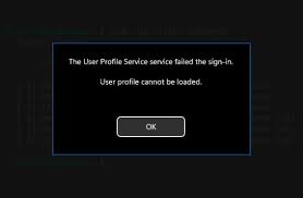 fix user profile service failed the