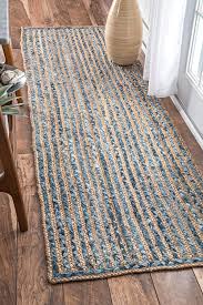 jute handmade braided rugs runner