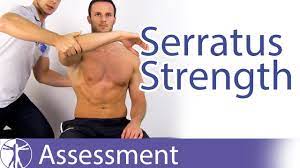 serratus anterior strength test