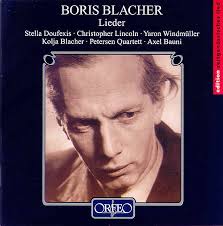 <b>Boris Blacher</b> Lieder Stella Doufexis, Mezzosopran Christopher Lincoln, Tenor - 16s