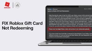 how to fix roblox gift card not
