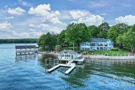 with waterfront homes in