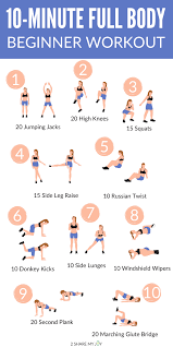 10 Minute Workout For Beginners Easy