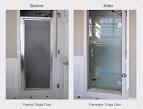 Replace shower doors with frameless