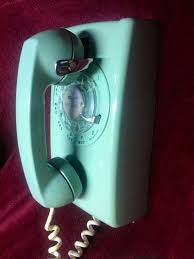 Vintage 1959 Rotary Wall Phone