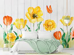 Wall Murals Bimago Tulips