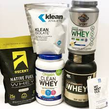 athlete s guide to whey protein powders